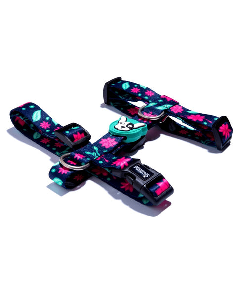 Pretal Doble Agarre Floral